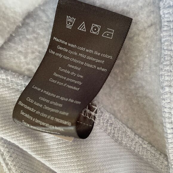 Danskin‎ Mixed Rib Half Zip Jacket LARGE Women's Pullover Halogen Baby Blue - Picture 10 of 10